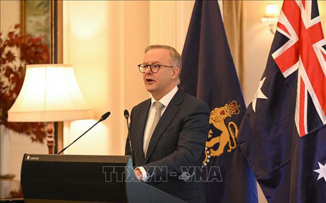 Thủ tướng Australia Anthony Albanese. Ảnh: AFP/TTXVN