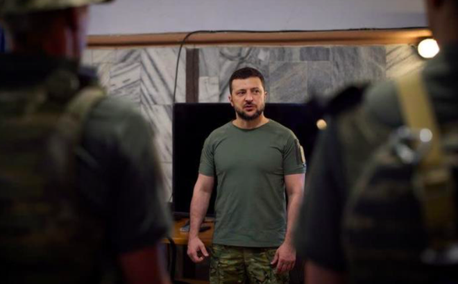 Tổng thống Ukraine Volodymyr Zelensky