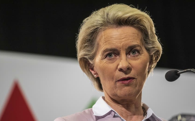 Ursula von der Leyen, Chủ tịch Ủy ban châu Âu, cho rằng nhiều khả năng Nga sẽ chấm dứt cung cấp khí đốt cho châu Âu. Ảnh: Bloomberg