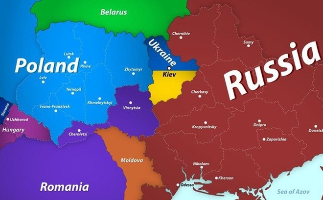 Cựu Tổng thống Nga Medvedev đưa bản đồ mô tả tương lai Ukraine gây ...