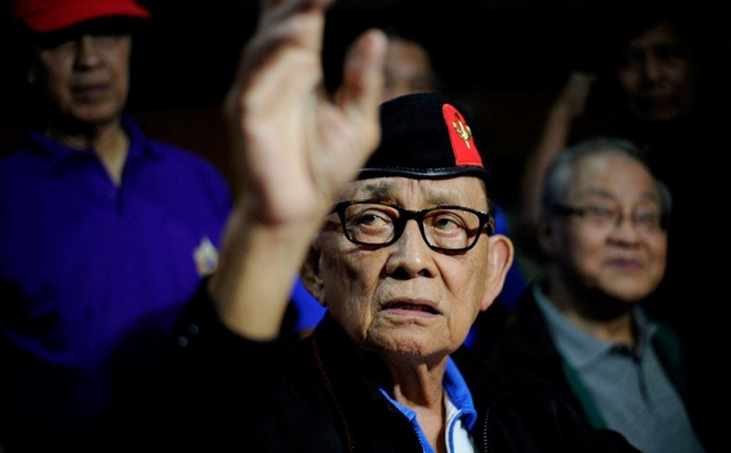 Cựu Tổng thống Philippines Fidel Ramos vào năm 2016. Ảnh: AFP