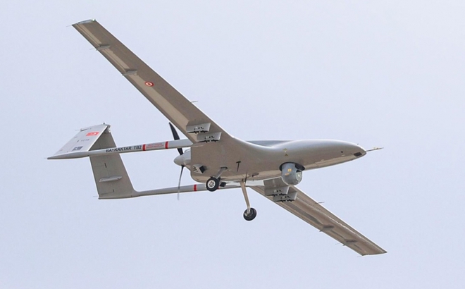 UAV vũ trang TB2. Ảnh: CNN.