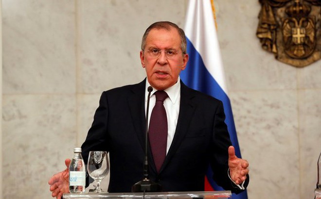 Bộ trưởng Ngoại giao Liên bang Nga Sergey Lavrov. Ảnh: Xinhua.