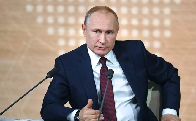 Tổng thống Nga Vladimir Putin.(Ảnh: Rianovosti).