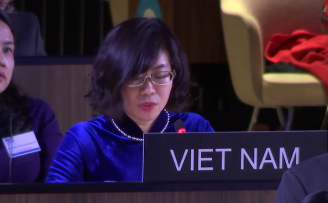 Đoàn Việt Nam dự kỳ họp Đại hội đồng lần thứ 9 các quốc gia thành viên Công ước Bảo vệ di sản văn hoá phi vật thể của UNESCO - Ảnh: BNG