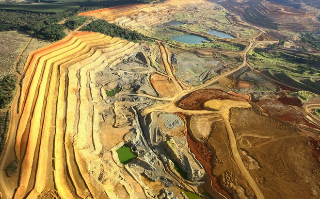 Một mỏ đất hiếm ở Brazil. Ảnh: Edson Silva/Folhapress