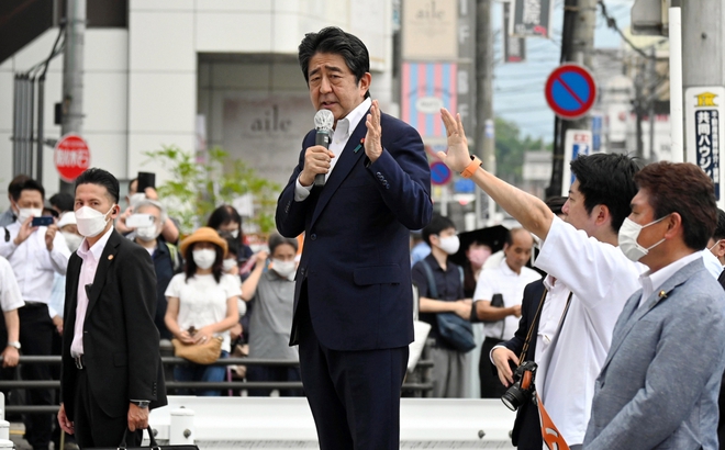 Ông Abe Shinzo. Ảnh: The Asahi Shimbun/Getty Images.