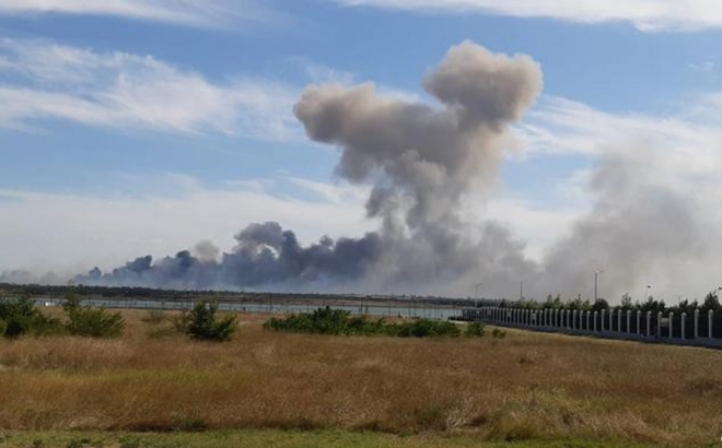 Các cuộc tấn công vào căn cứ của Nga trên Crimea có thể làm trầm trọng thêm cuộc xung đột hiện nay. Ảnh: Reuters