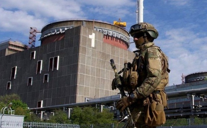 Nhà máy điện hạt nhân Zaporizhzhia. (Ảnh: BBC).