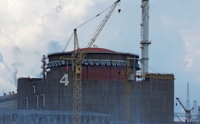 Nhà máy điện hạt nhân Zaporizhzhia. Ảnh: Reuters