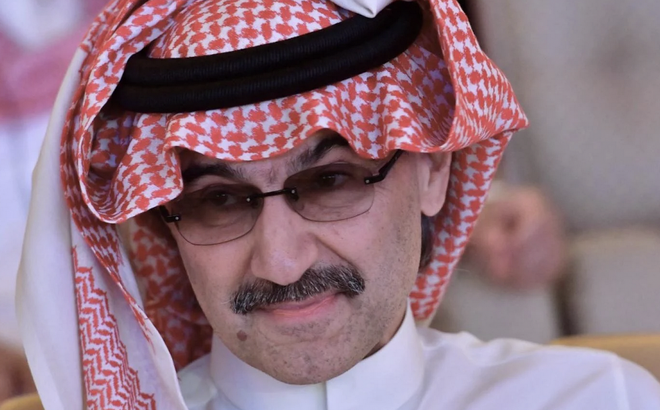 Hoàng thân Saudi Arabia Al Waleed bin Talal Al Saud. Ảnh: AFP