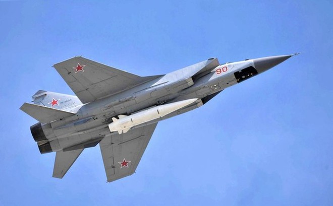 Tốc độ di chuyển của Kinzhal có khả năng lên tới Mach 12 (14.701 km/h). Ảnh: Bộ Quốc phòng Nga.