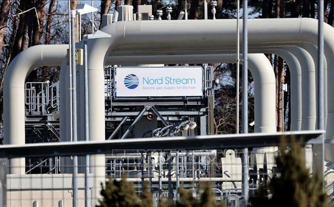 Đường ống dẫn khí đốt của hệ thống Nord Stream 1 (Dòng chảy phương Bắc 1) tại Lubmin, Đức ngày 8/3/2022. Ảnh: REUTERS/TTXVN