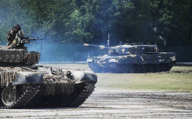 Xe tăng Leopard-2 của Đức. Ảnh: AFP