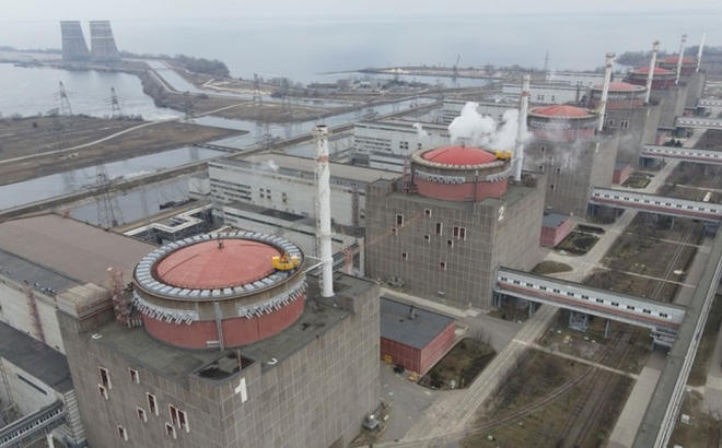 Nhà máy điện hạt nhân Zaporozhye. Ảnh: Sputnik