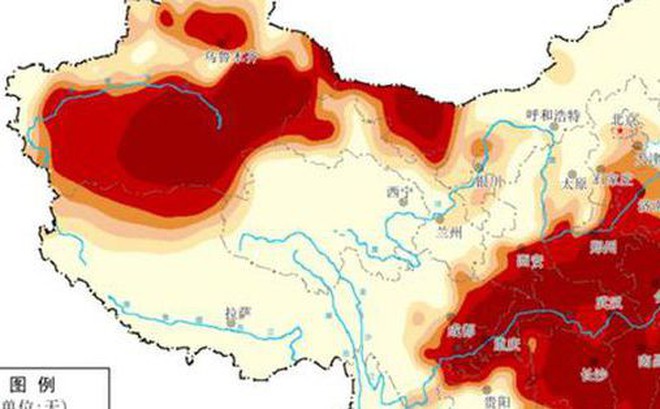 WMO cắt phần lưỡi bò ra khỏi bản đồ. Ảnh: Facebook WMO