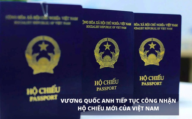 Thông báo ngày 3-8 trên Facebook của Đại sứ quán Anh tại Việt Nam cho biết Vương quốc Anh tiếp tục công nhận hộ chiếu mới của Việt Nam - Ảnh: Đại sứ quán Vương quốc Anh tại Việt Nam