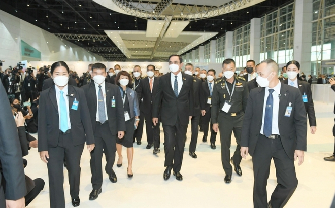 Đại tướng Prayuth Chan-o-cha tham dự Triển lãm - Ảnh: Ban Tổ chức
