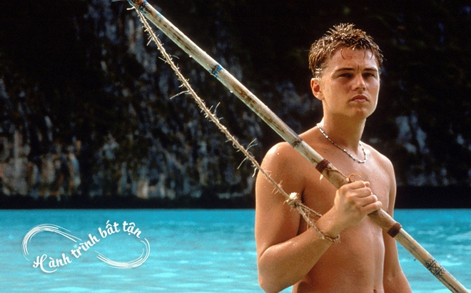 Nam tài tử Leonardo Di Caprio trong phim "The Beach"