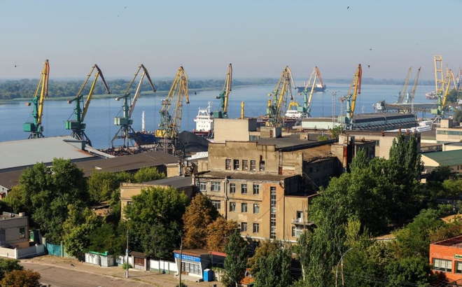 Thành phố Kherson có vai trò chiến lược ở phía Nam Ukraine. Ảnh: Reuters