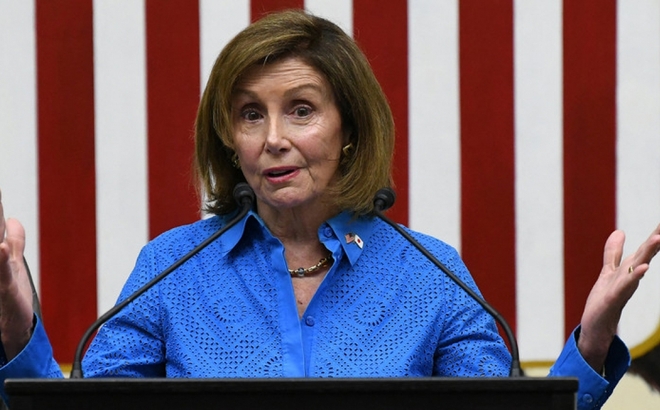 Chủ tịch Hạ viện Mỹ Nancy Pelosi. Ảnh: AFP