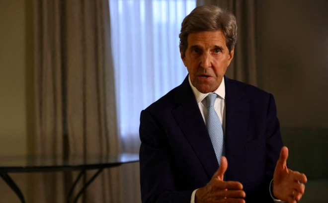 Đặc phái viên khí hậu Mỹ John Kerry. (Ảnh: Reuters)