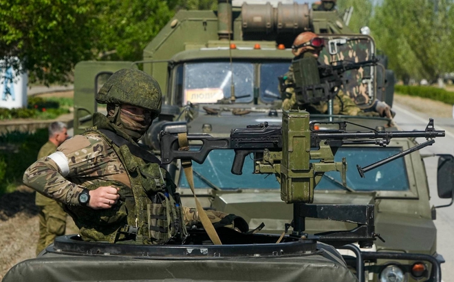 Quân đội Nga ở Ukraine. Ảnh: AP
