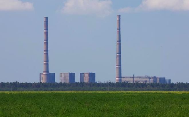 Nhà máy điện hạt nhân Zaporizhzhia. (Ảnh: CNN)