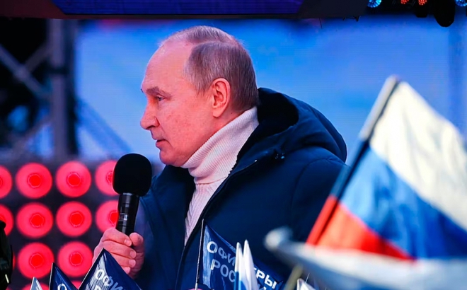 Tổng thống Nga Putin vào tháng 3/2022. Ảnh: Sputnik.