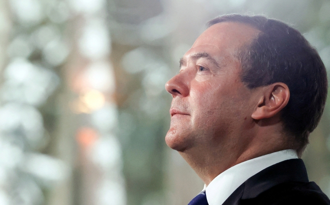 Phó Chủ tịch Hội đồng An ninh Nga Dmitry Medvedev. Ảnh: Reuters