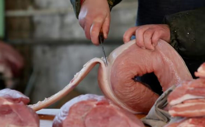 Trung Quốc chiến đấu với "lạm phát thịt lợn". (Ảnh minh họa)