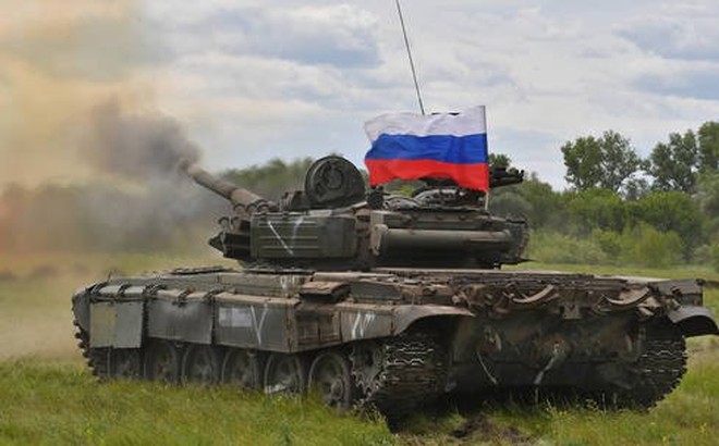 Xe tăng T-72 của Nga tham gia chiến dịch quân sự đặc biệt ở Ukraine. Ảnh: Sputnik