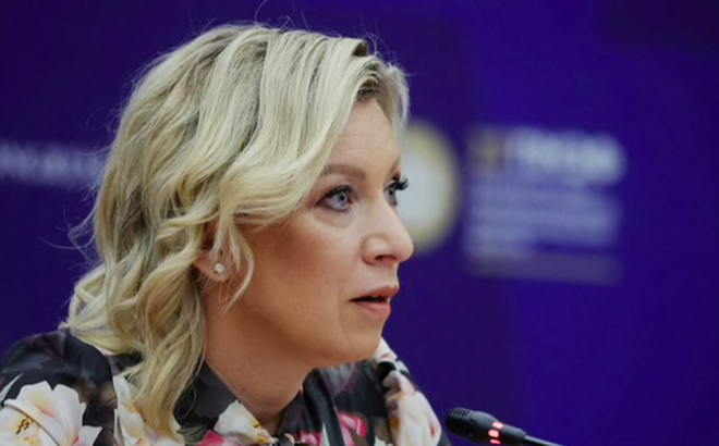 Phát ngôn viên Bộ Ngoại giao Nga Maria Zakharova. (Ảnh: Reuters)