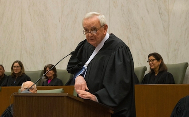 Thẩm phán Raymond Dearie. Ảnh: Brooklyn Eagle