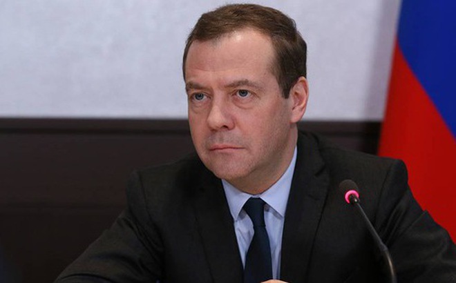 Ông Dmitry Medvedev - cựu tổng thống, cựu thủ tướng và hiện là phó chủ tịch Hội đồng An ninh Nga - Ảnh: TASS