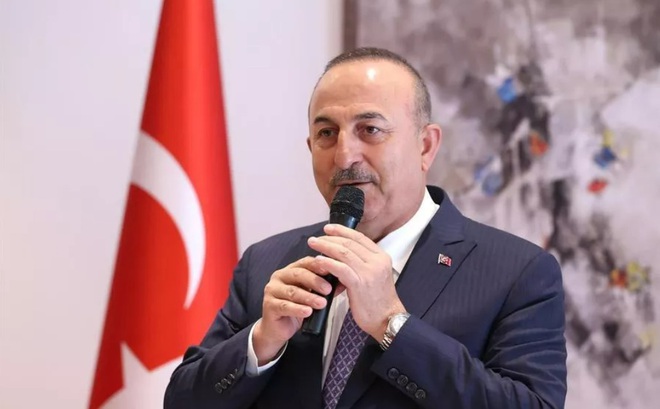 Bộ trưởng Ngoại giao Thổ Nhĩ Kỳ Mevlüt Çavuşoğlu. Ảnh: Hurriyet