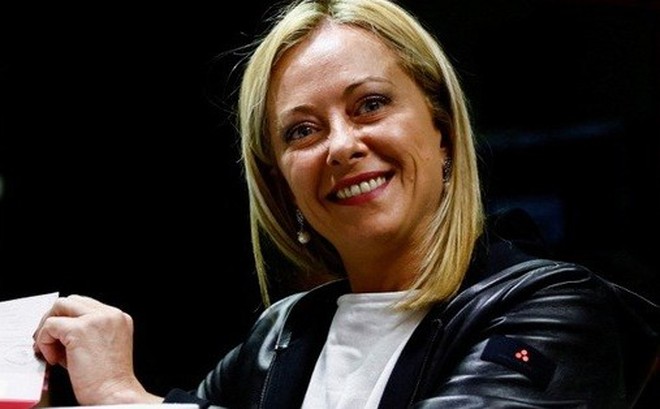 Lãnh đạo của đảng Anh em Ý Giorgia Meloni nhiều khả năng trở thành nữ thủ tướng đầu tiên của Ý. Ảnh: Reuters