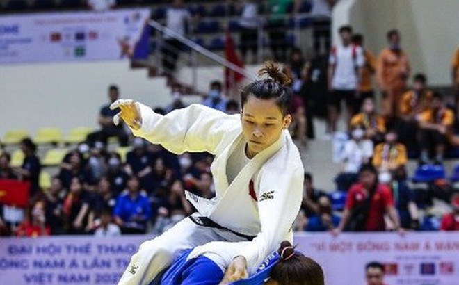 Thanh Thủy là đại diện duy nhất của Việt Nam dự giải judo vô địch thế giới 2022. Ảnh: NHẬT ANH