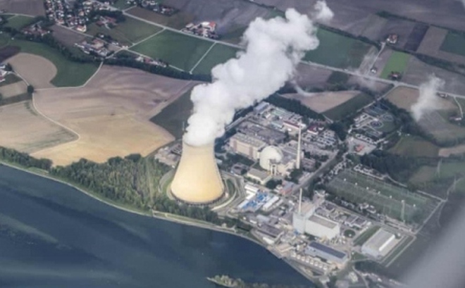 Nhà máy điện hạt nhân Isar 2 tại Đức. Ảnh: DW