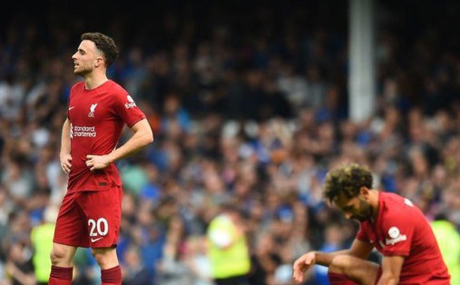 Salah và các đồng đội bất lực trước Everton