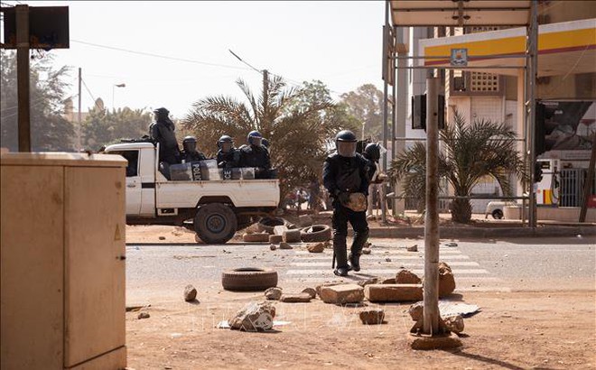 Lực lượng an ninh Burkina Faso tuần tra tại thủ đô Ouagadougou. Ảnh tư liệu: AFP/TTXVN