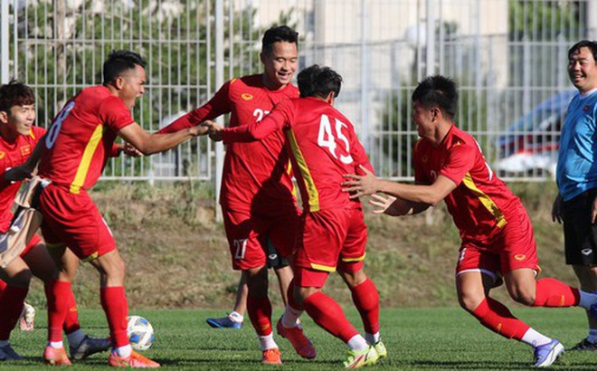 U23 Việt Nam là đại diện duy nhất của Đông Nam Á có mặt ở trận tứ kết của vòng chung kết U23 châu Á năm 2022. - Ảnh: VFF