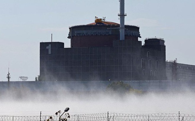 Quang cảnh nhà máy điện hạt nhân Zaporizhzhia ở khu vực Zaporizhzhia, miền nam Ukraine hôm 30-8 - Ảnh: REUTERS
