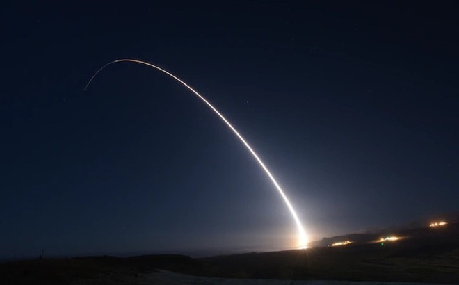 Một vụ phóng thử ICBM Minuteman III. (Ảnh: AP)