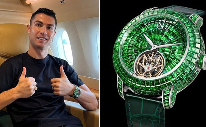 Ronaldo và chiếc đồng hồ xanh lá siêu đắt