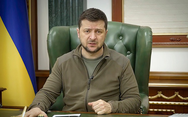 Tổng thống Ukraine Volodymyr Zelensky