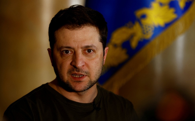 Tổng thống Ukraine Volodymyr Zelensky. Ảnh: Reuters