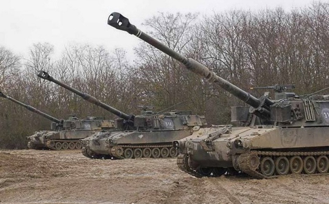 Pháo tự hành M109. Ảnh: Military Today