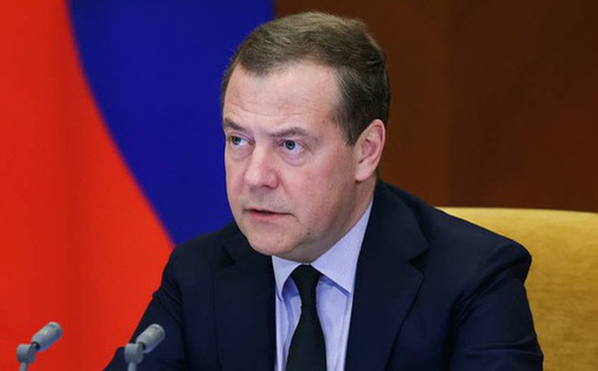 Phó chủ tịch Hội đồng An ninh Nga, cựu tổng thống Dmitry Medvedev - Ảnh: TASS