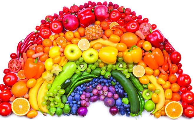 Màu sắc rau quả cực kỳ quan trọng đối với sức khỏe của chúng ta. Ảnh: Harverd Health.